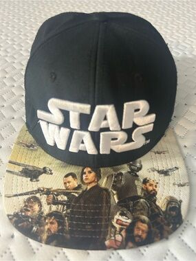 Star Wars Rogue One Flat Bill Snapback Hat Movie Cap Disney Lucasfilm OSFA